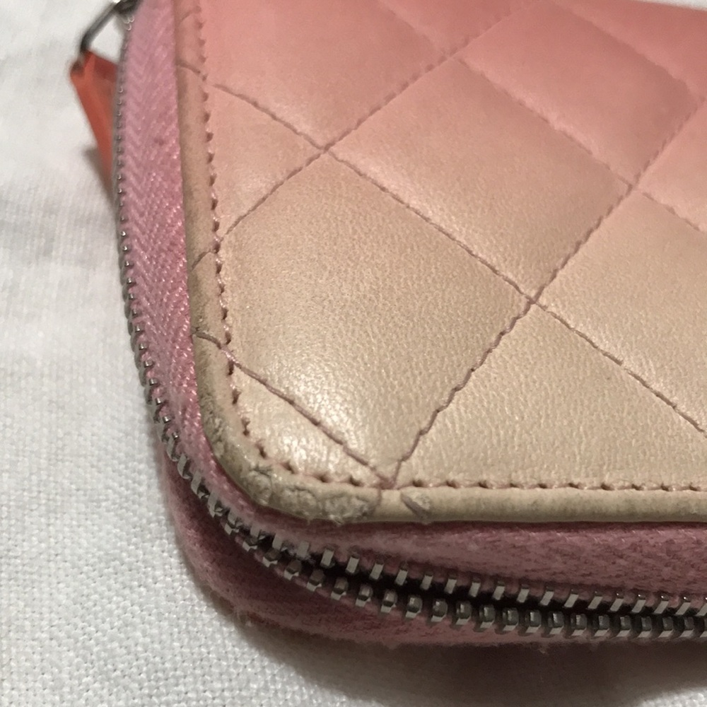 💕 PINK OMBRÉ CHANEL WALLET - Picture 12 of 15